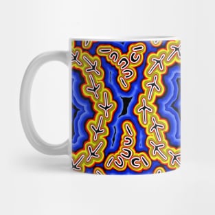 Aboriginal Art - Emu Dreaming 2 Mug